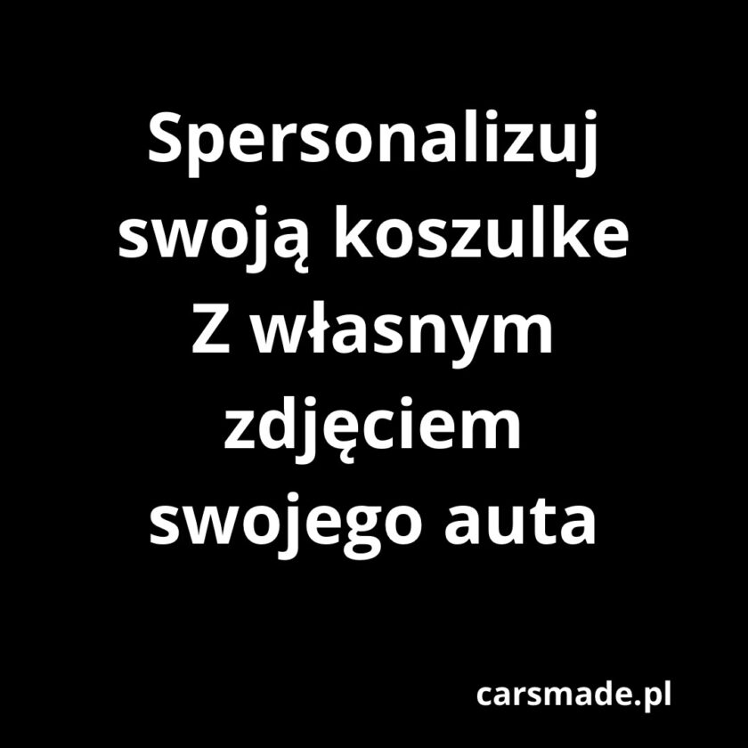 Koszulka z własnym nadrukiem